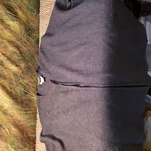 Gray Wool Cartigan Cocoon Sweater Shawl S/M